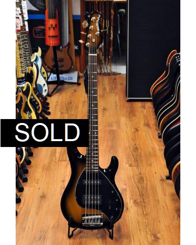 Ernie Ball Music Man Stingray Neck-Thru 5 HS Tobacco Sunburst/Rosewood